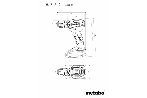 Аккумуляторная дрель-шуруповерт Metabo BS 18 L BL Q