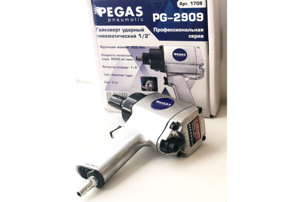 Пневмогайковерт Pegas pneumatic PG-2909 1708